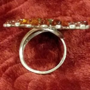 Silver Rush | Jewelry | Silver Rush Shades Of Amber Sunstyle Ring ...